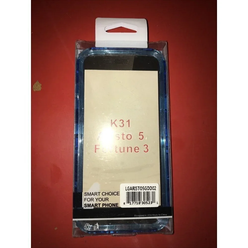 For LG Aristo 5 / K31 - Transparent Clear Heavy Duty Impact Rubber Armor Case